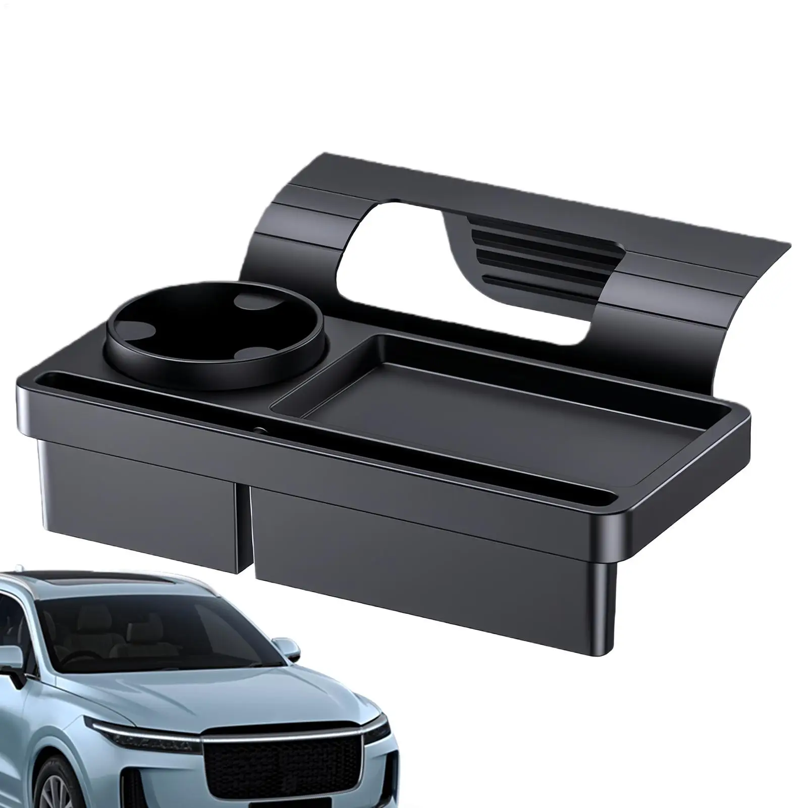 

Window Cup Holder Non-Slip Storage Tray Small Car Organizer For Door Window Truck SUV Phone Bottle Beverage Drink Coin Change