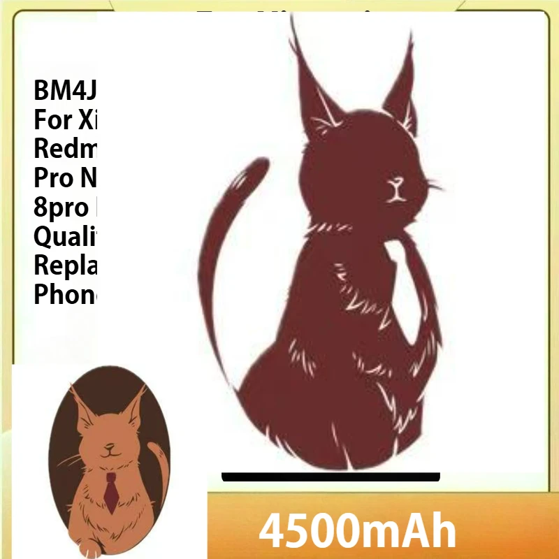 

2025 Years 4500mAh BM4J Battery For Xiaomi Redmi Note 8 Pro Note8 Pro 8pro High Quality Replacement Phone Battery