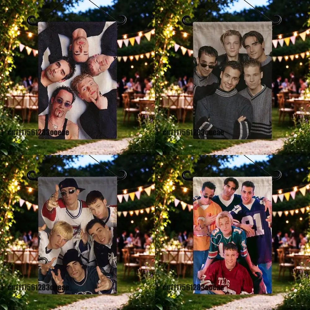 For B-Backstreet Boys Yard Flag Banner Custom Outdoor Home Advertising Cloth Decoration Garden Flags