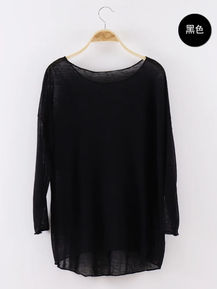 T-shirt a maniche lunghe per costume da ballo moderno allentato, compleanno, per le donne, festa, abiti latini, tinta unita, strada, jazz, notte