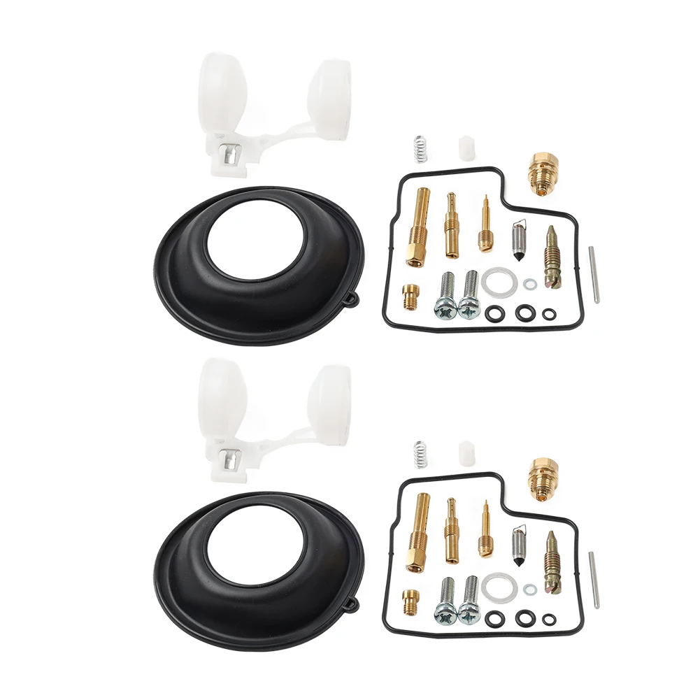 2x Motorcycle Carburetor Repair Kit Carb Diaphragm Float For Honda XL650V Transalp 1988-2006