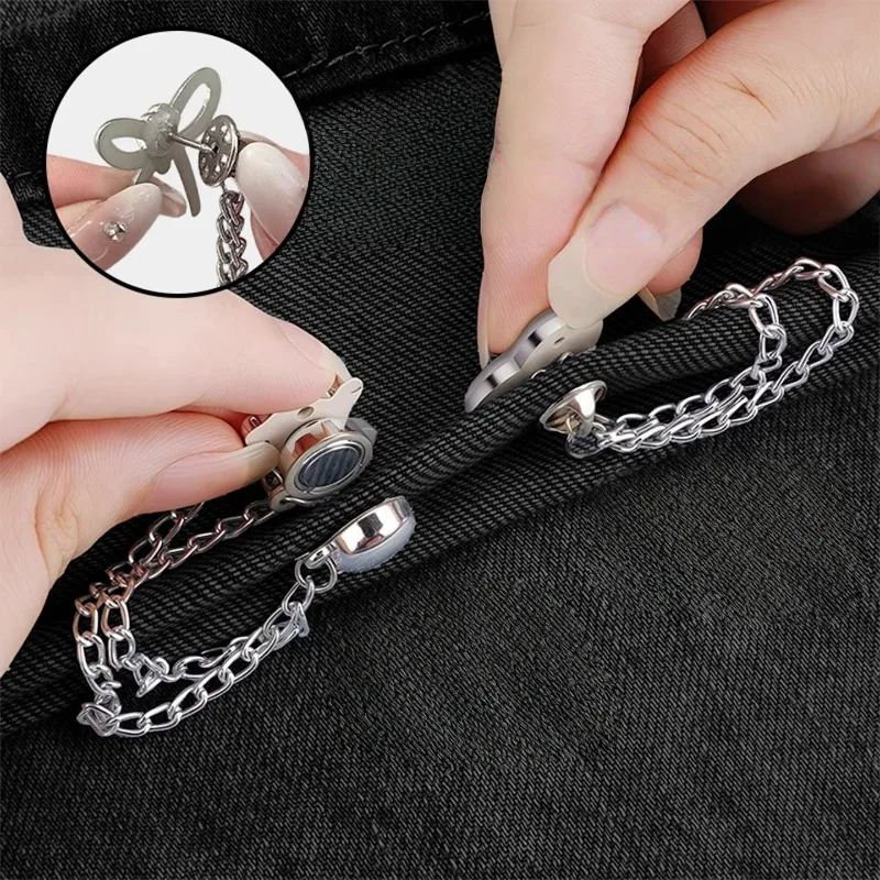 

5pcs DIY Clothing Adjustment Clips Pack Shorten T Shirt Hem Clips Fashionable Pin Buckle for Women DIY Tools Accessories Women