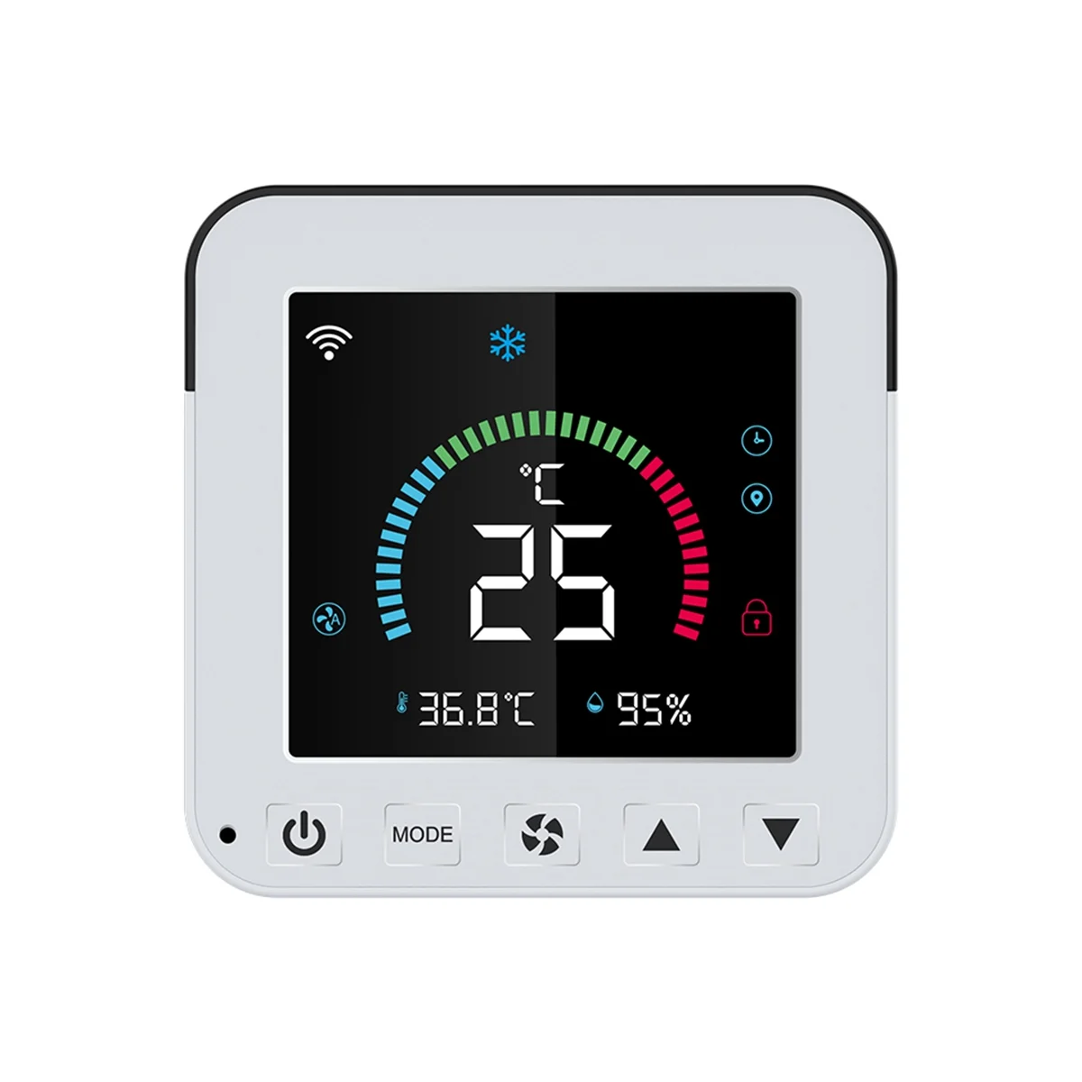 

Tuya Smart Life New WiFi Thermostat DC5V Air Conditioner IR Remote Control Timer Temperature Humidity Sensor