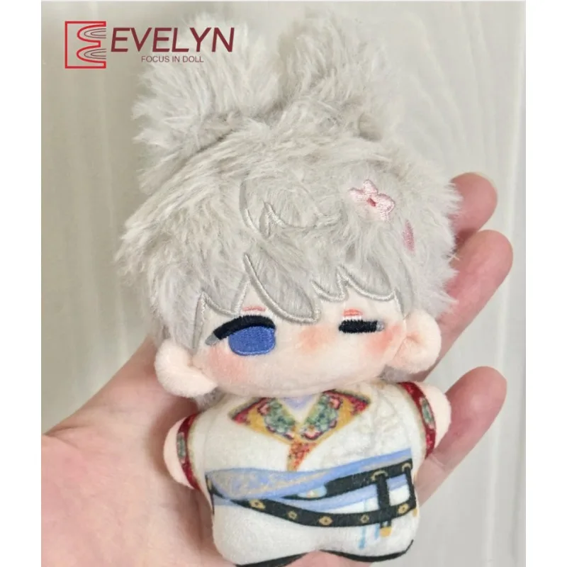 Evelyn เกมความรักและ Deepspace Xavier 10 ซม.ตุ๊กตาผ้าฝ้ายตุ๊กตาของเล่นตุ๊กตา Plushied ตุ๊กตากระต่ายน่ารักหูตุ๊กตาพวงกุญแจกระเป๋าเป้สะพายหลังจี้