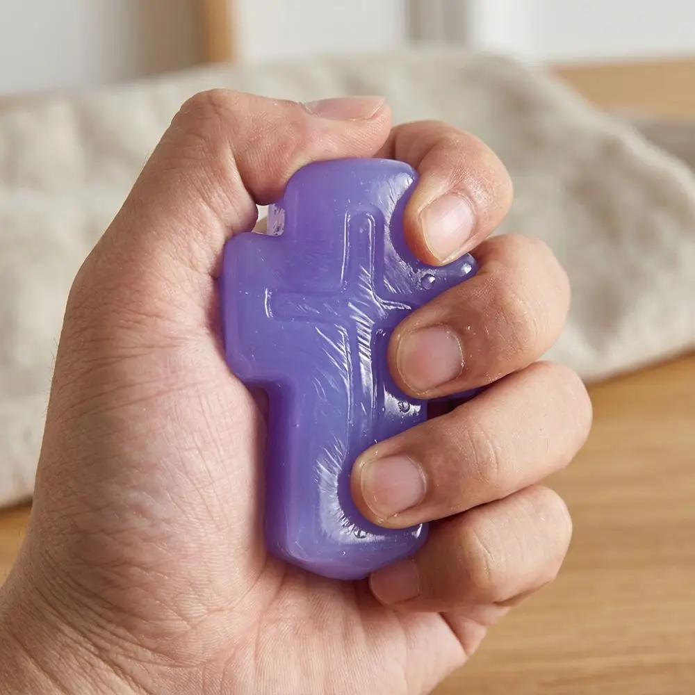 Super Soft Faith Cross Squishy Toy Slow Rebound Cross Pattern Slow Rise Squishy Skin-friendly Smooth Surface