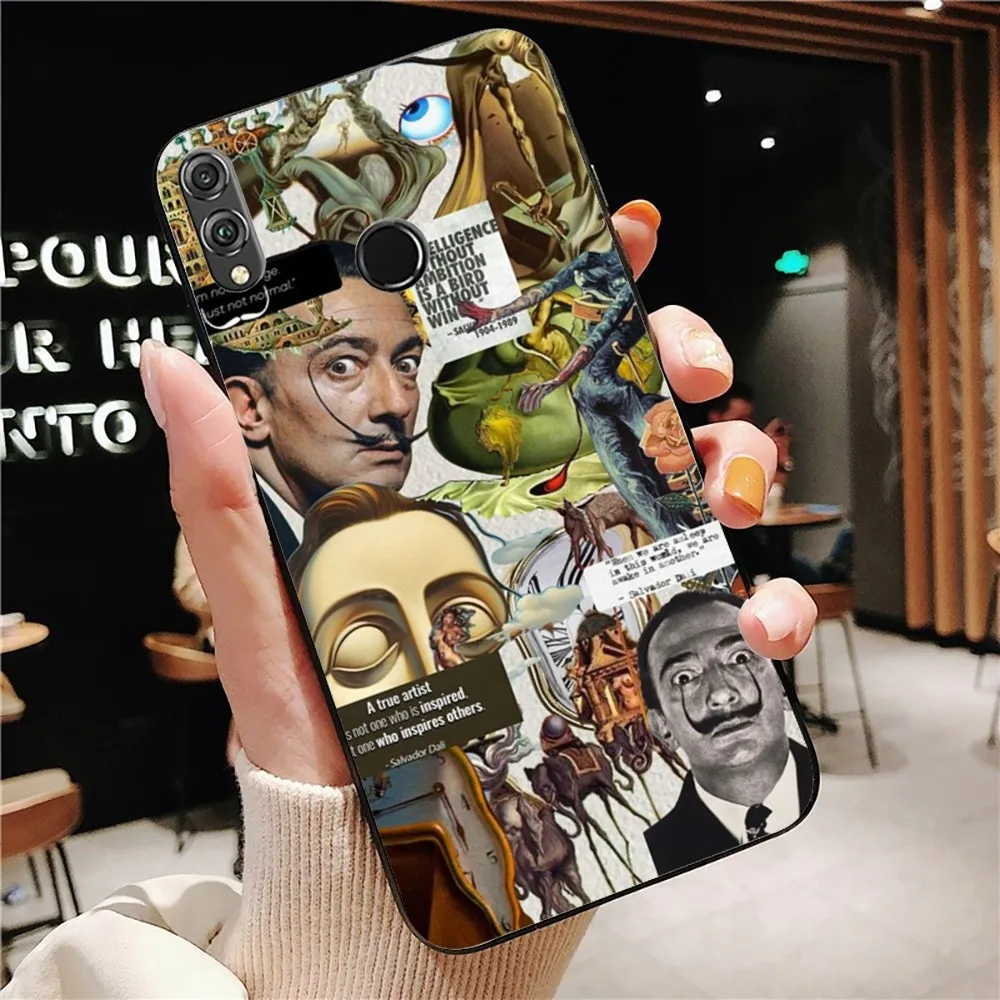 Salvador art D-Dali Phone Case For Huawei Honor 10 lite 9 20 7A 9X 30 50 60 70 pro plus Soft Silicone Cover