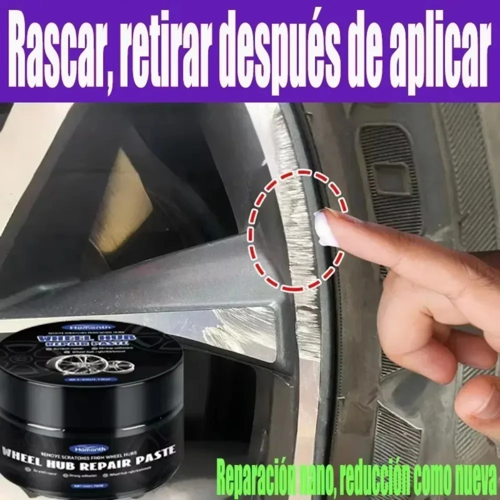 New 2026 New Alloy Wheel Scratch Remover Repair Paste, DIY Car Rim Refurbishment, Waterproof & Long Lasting