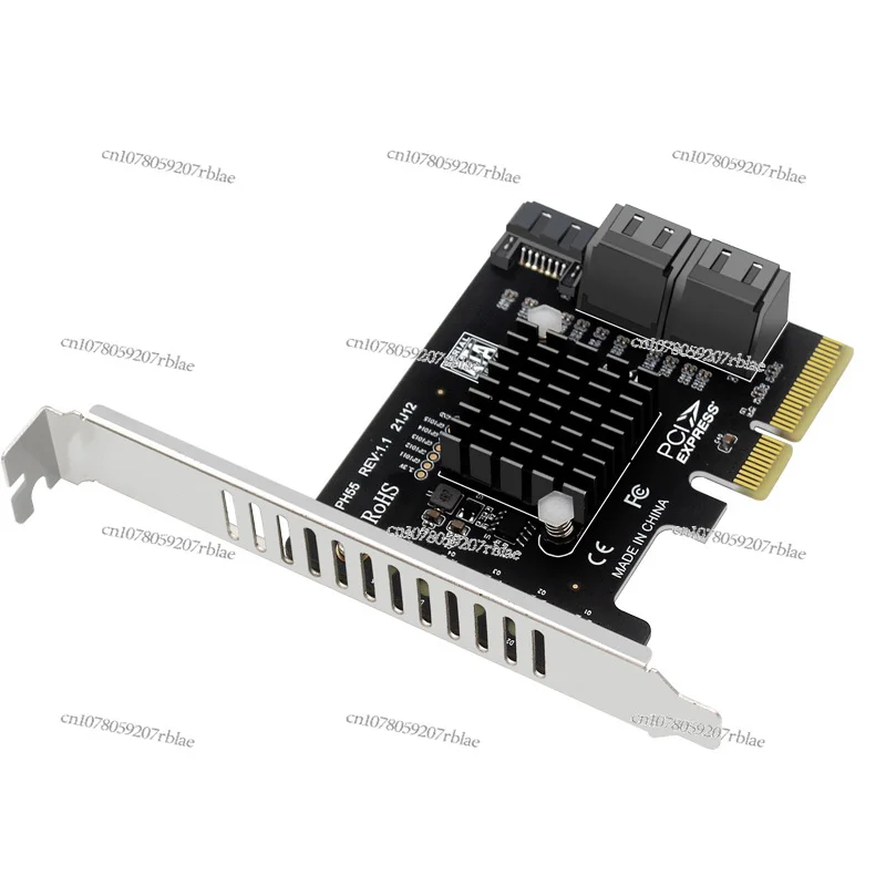 PCIe to 5-port SATA3.0 expansion card JMB585, supporting cascading