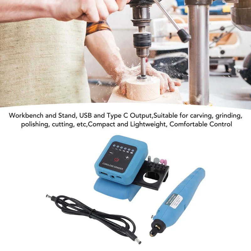 Cordless Grinder with 6 Speed Settings for Polishing and Cutting for 18V-20V (Battery Not Included) [lMr A83]