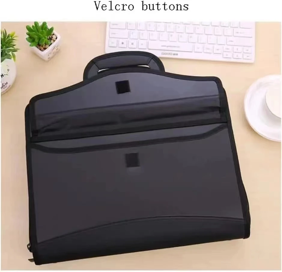 Saco suprimentos documento arquivo multiuso lona multi-camada material organizador pasta portátil acessórios bolsa à prova dwaterproof água