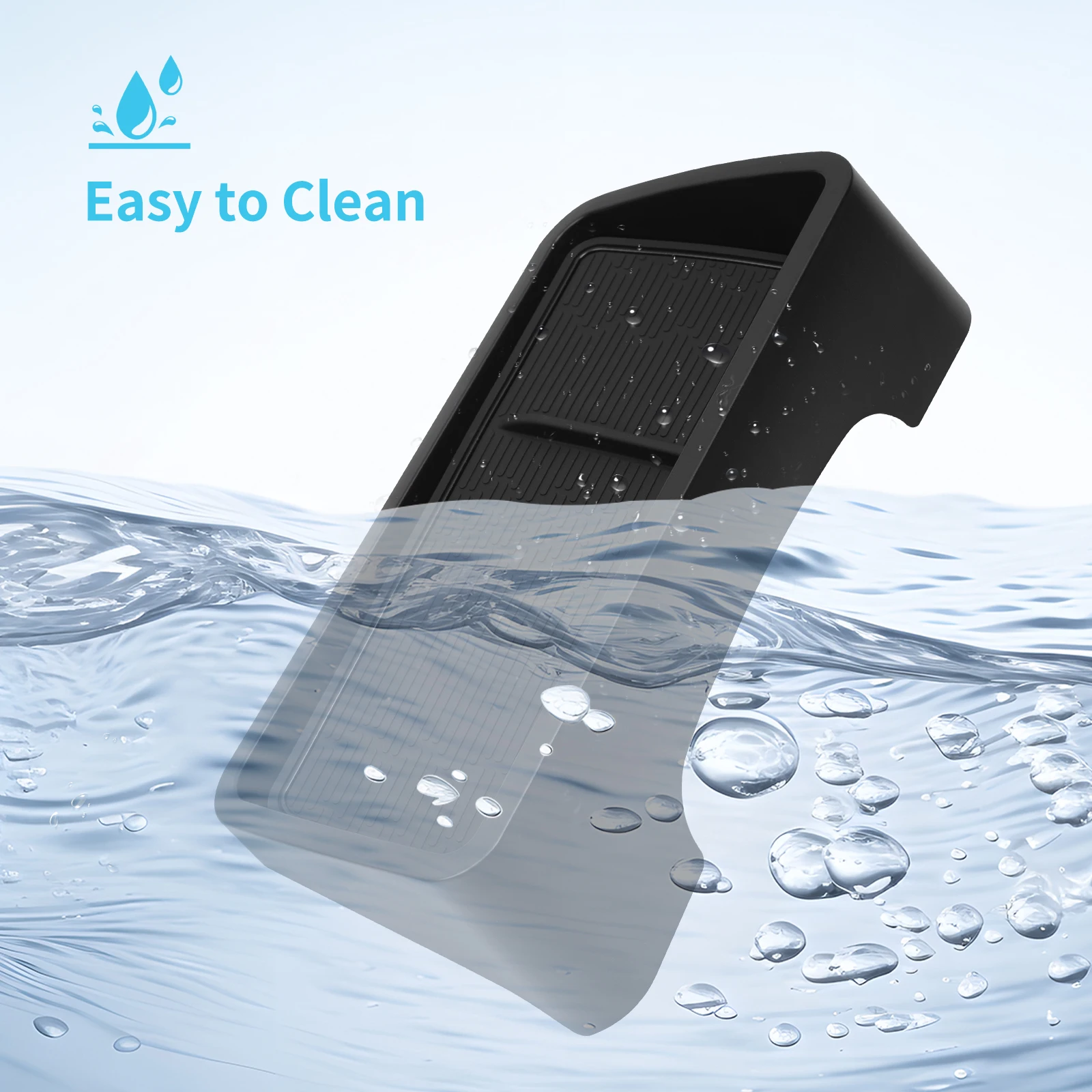 LUCKEASY for BYD Yuan UP/Atto 2 2024-2025 Central Control Screen Rear Storage Box Accessories Dashboard Storage TrayOnly Fit LHD view 3