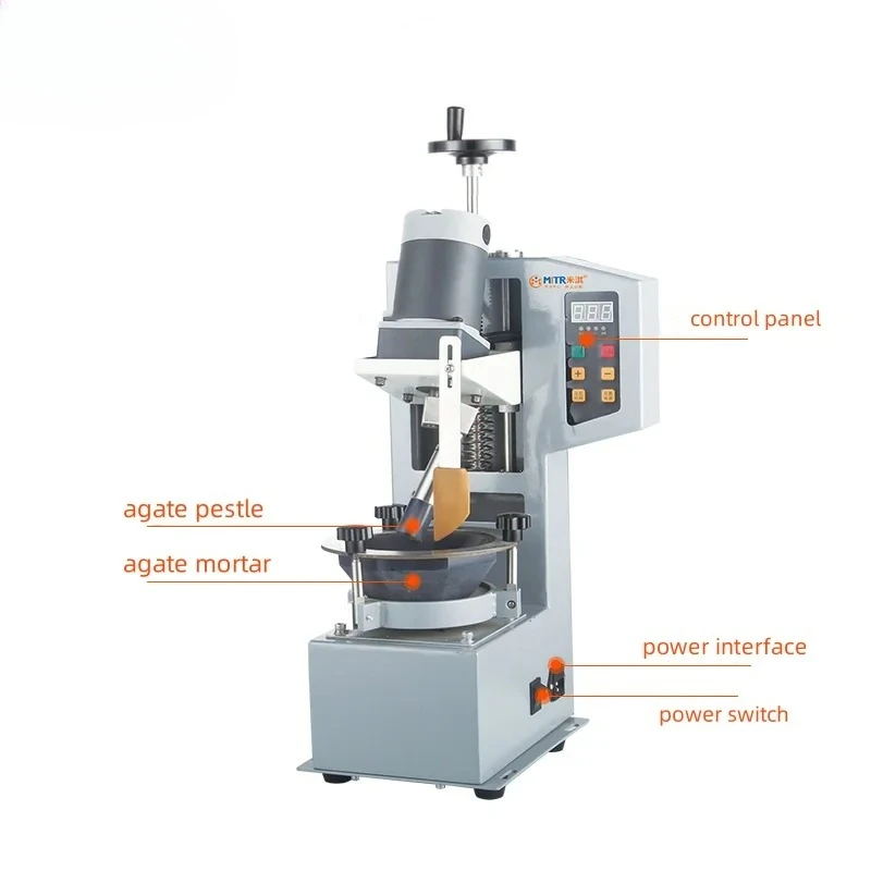 

Lab Automatic Desktop Powder Grinder Grinding Machine With Agate Mortar and Pestle