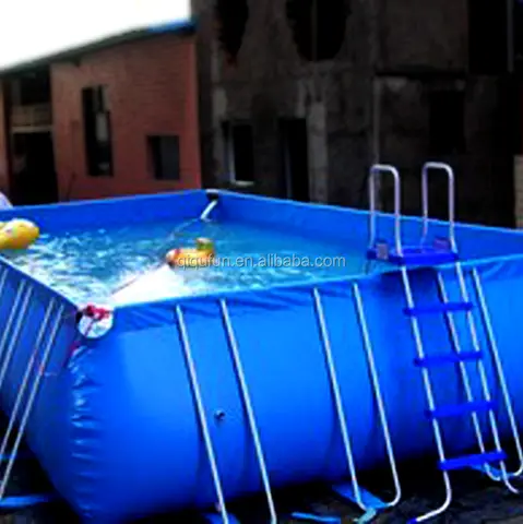 Stainless Steel Fram Swimming Pool Above Ground Pvc Frame Pools for Sale