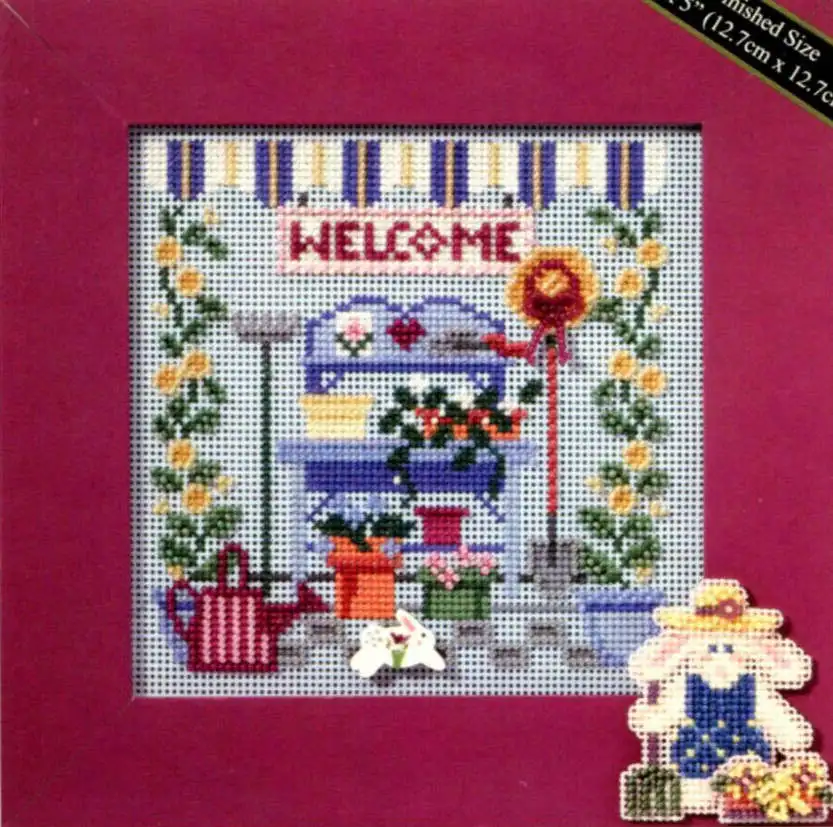 MH 6101 Little Garden 23-23 16CT 14CT 18CT DIY Cross Stitch Sets Chinese Cross-stitch Kits Embroidery Needlework