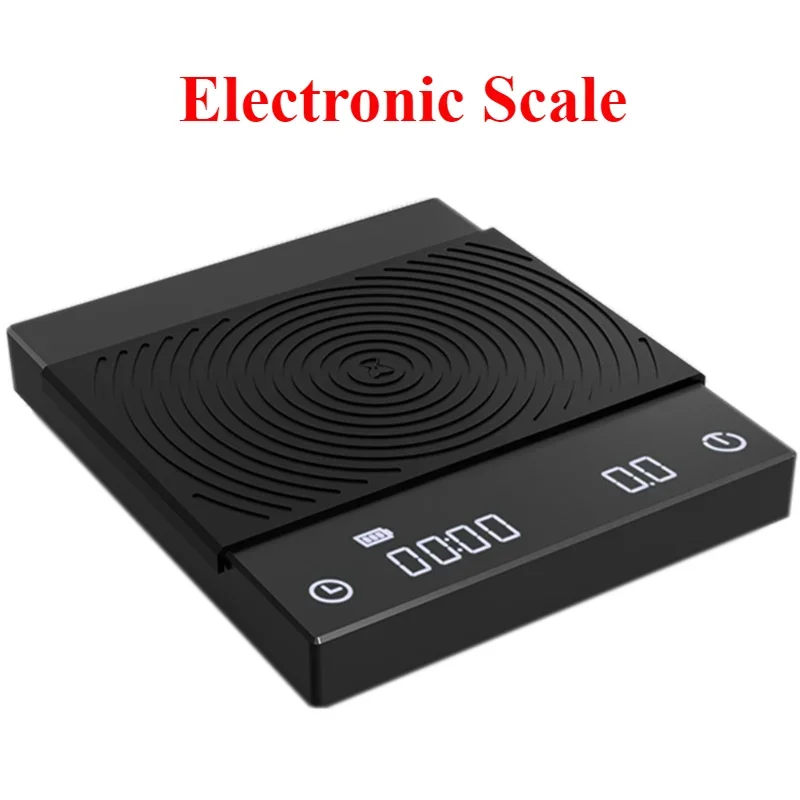 

Kitchen Electronic Scale Smart Digital Coffee Scale Measuring Scales+Time USB Light Weight Digital Scale Kitchens Accessories