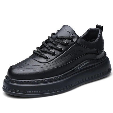Autumn new thick sole versatile lightweight soft sole breathable sports and leisure shoes for men 240903