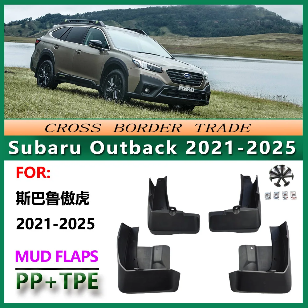 For Subaru Outback 2021-2025 Mud Flaps OE Style Splash Guards Set of 4 All-Weather Protection for AWD Wagon SUV