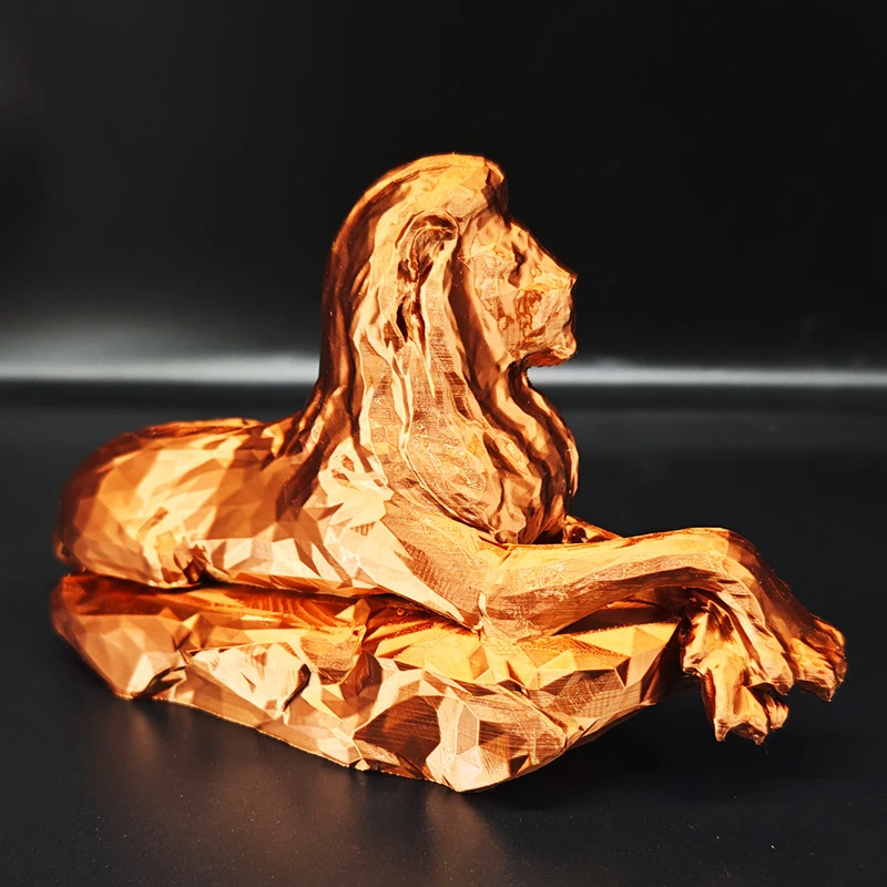Escape from Tarkov Lion Sculpture Surrounding Model Figurine 3D Printed Toy 17CM Desktop Ornament