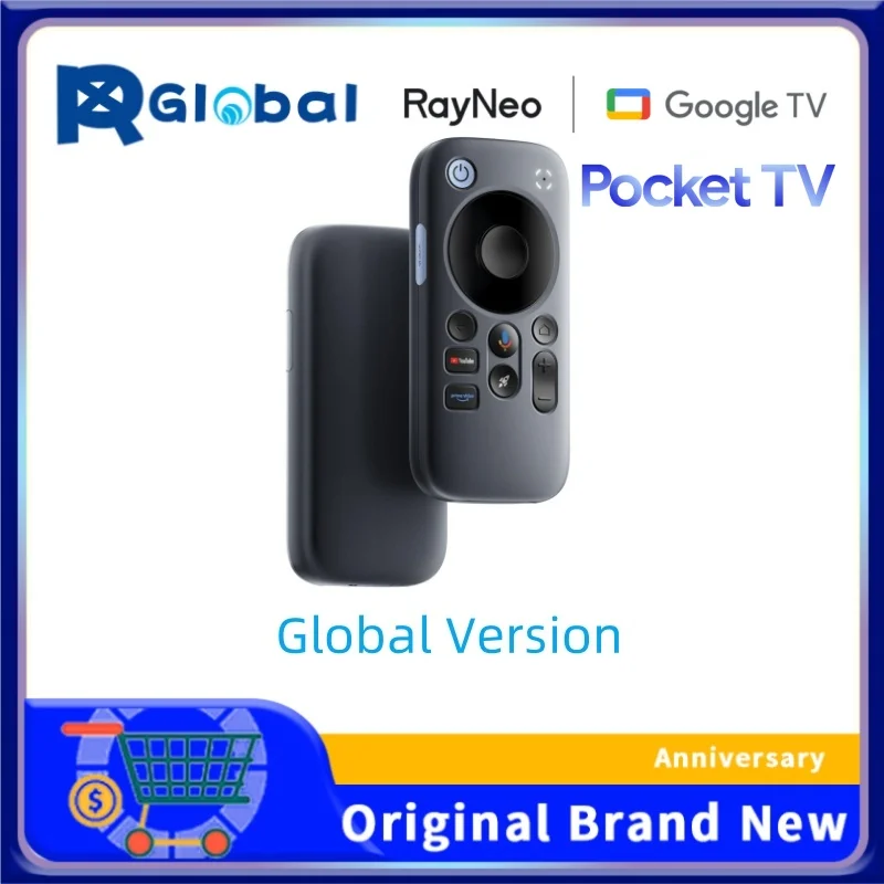 RayNeo Pocket TV, Dispositivo GTV Portatile Certificato, Complemento per Occhiali RayNeo XR, Compatibile con Occhiali AR, Di TCL RayNeo