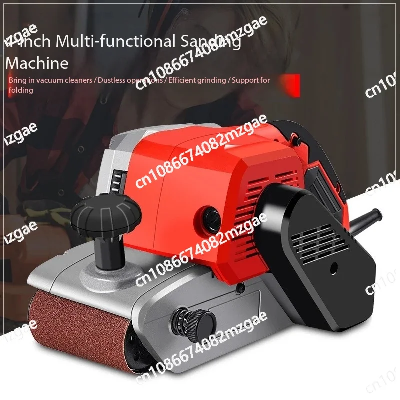 Industrial-Grade Portable Belt Sander | Compact Desktop & Handheld Sanding Polishing Machine for Woodworking and Home Use