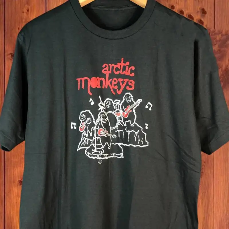 

Vtg Arctic Monkeys Band Gift For Fans Cotton Black S-5XL Unisex Shirt C310