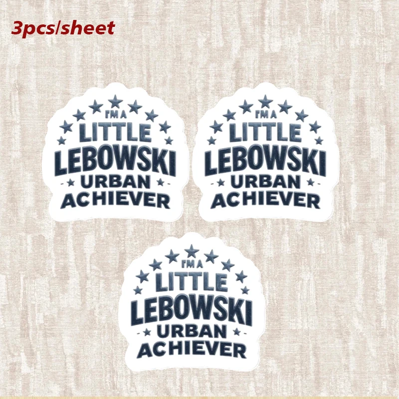 Pegatina Little-Lebowski-Urban-Achiever-The-Big-Lebowski, ideal para decoración de coches, ventanas y portátiles