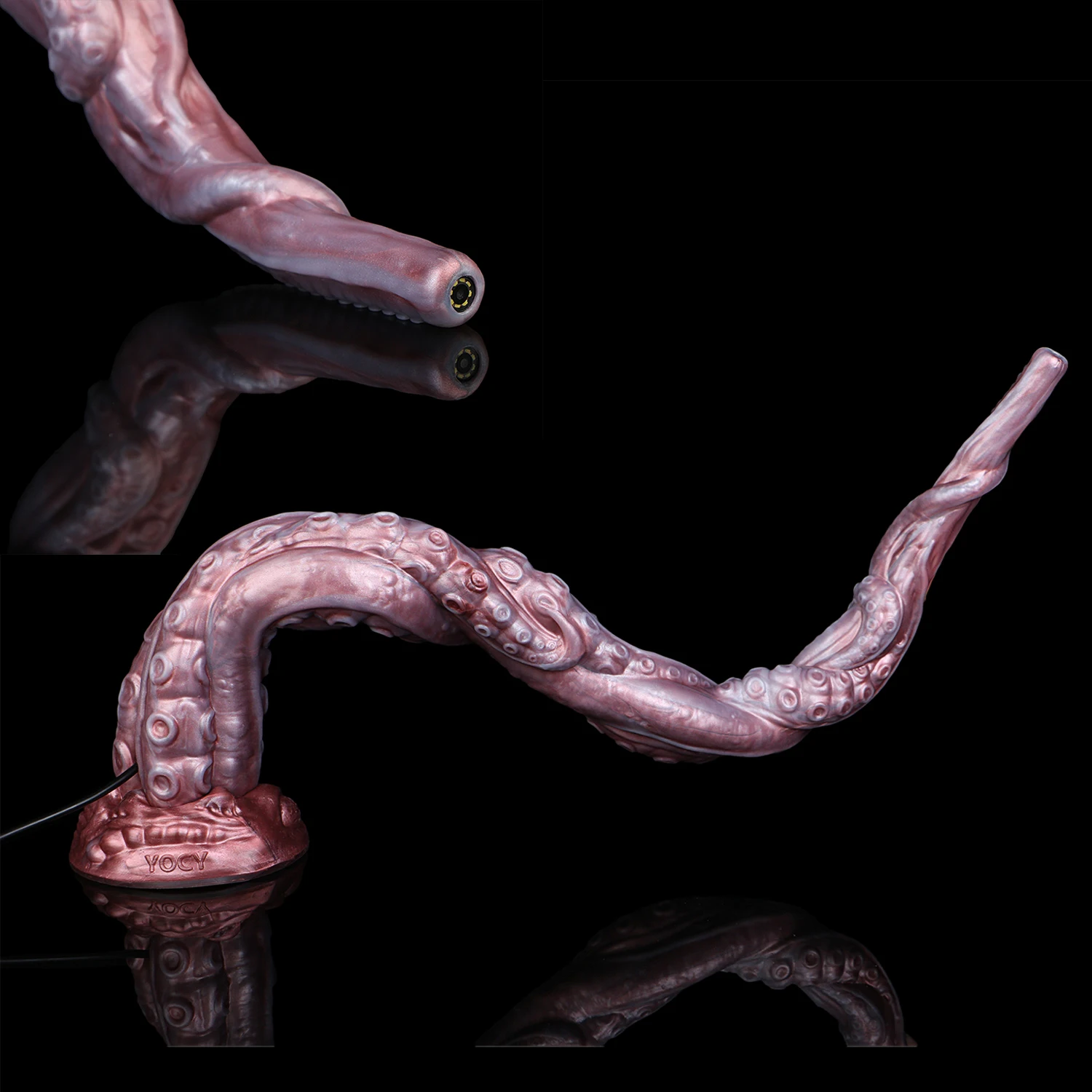 LICKER 63.5cm/25in Long Silicone Butt Plug With HD Endoscope Camera Anal-Dildo Anus Stimulator Explore Anal Mastutbation Sex Toy