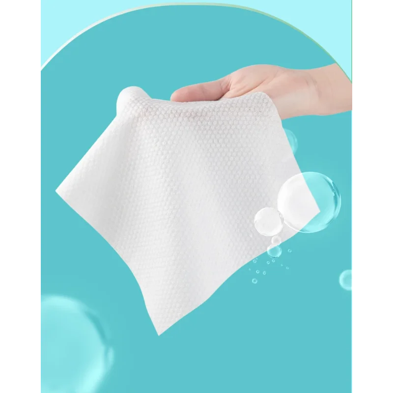 Disposable Face Towel Cotton Tissue Soft Thick Dry Wipe Reusable Makeup Remover Pads Facial Cleansing Tissue