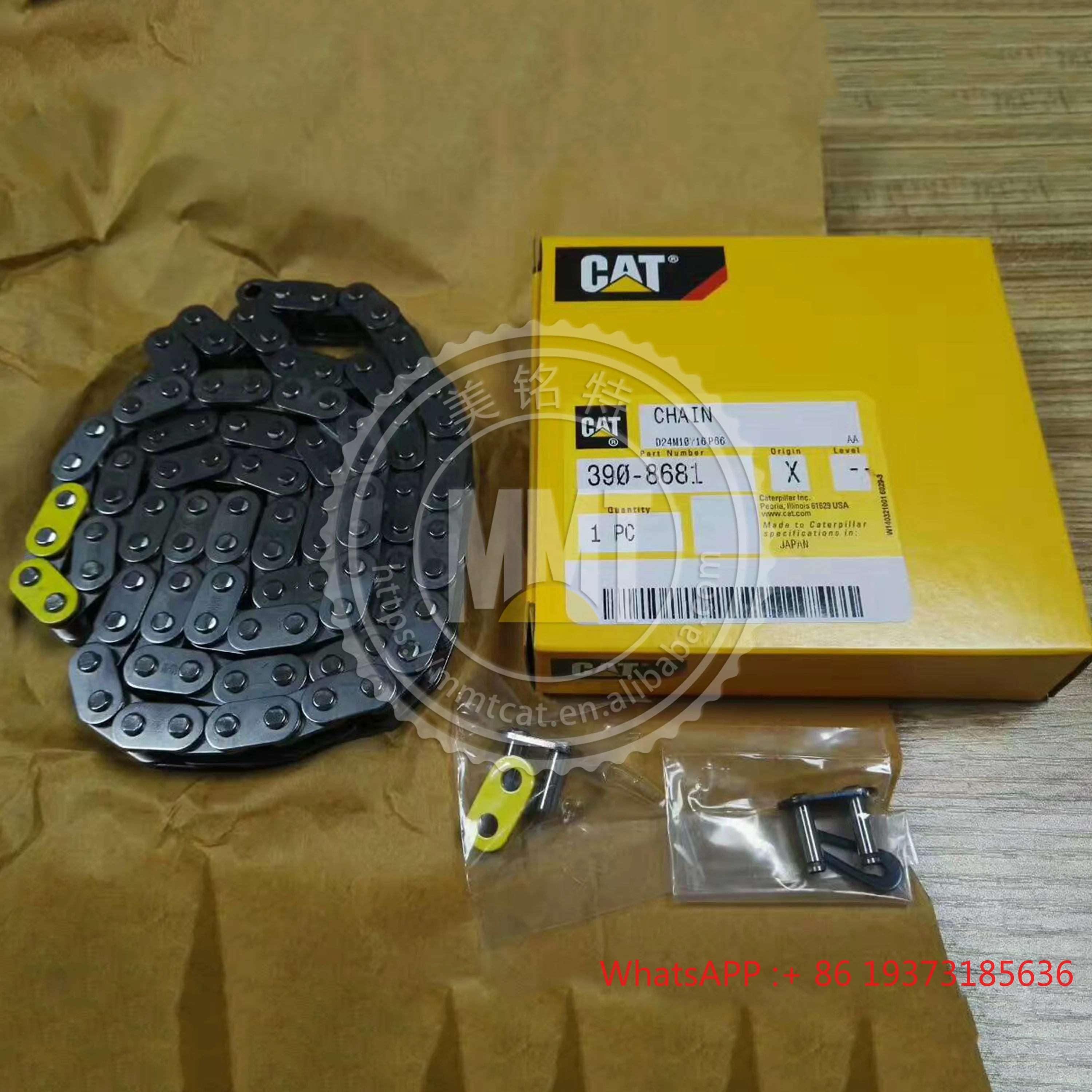 Timing Chain 307C 307D 308C 308D 306 305.5 4M40 190-5762 390-8681 1905762 3908681 Flywheel Timing Chain for Excavator Engine