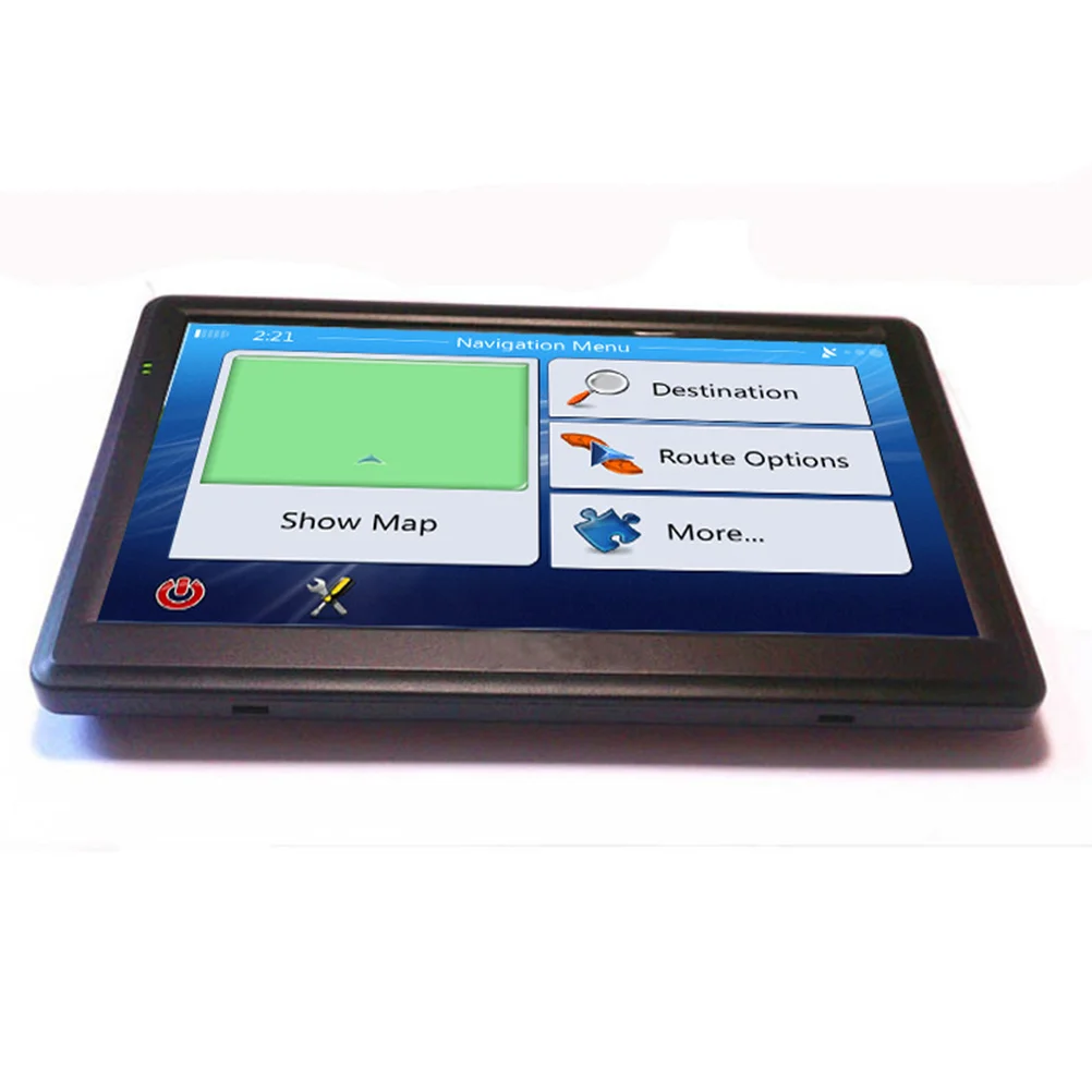 

7 Inch Car GPS Navigation Touch Screen LCD Display Truck Navigator Multi-Vehicle Modes GPS Satellite Signal Intelligent Route 3D