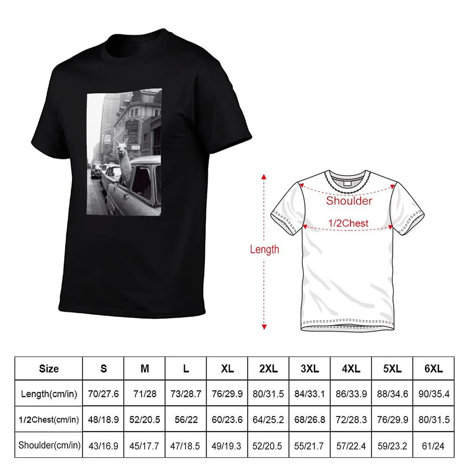 New York Llama T-Shirt Active Wear Sports T-Shirt for Men
