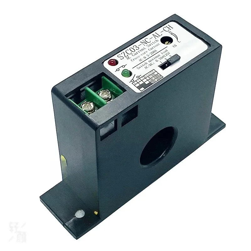 Applicable to Current sensing switch AC 0-200A normally open, control switch connected to AC DC SZC03-NC-AL-CH
