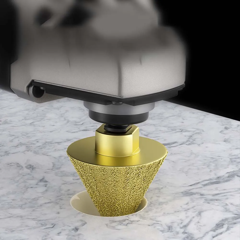 

1/2 шт. 38/50 мм M10 резьба фаска зенковка конусная резьба полировка шлифовальный круг для стеклянной фарфоровой плитки