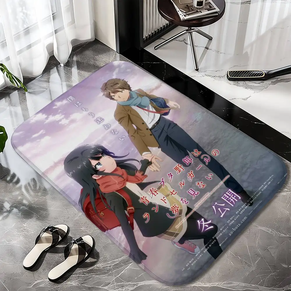 

Rascal Does Not Dream Floor Mat Printed Large Carpets Room And Bedroom Carpets Bathroom Anti Slip Door MATS Small Carpets