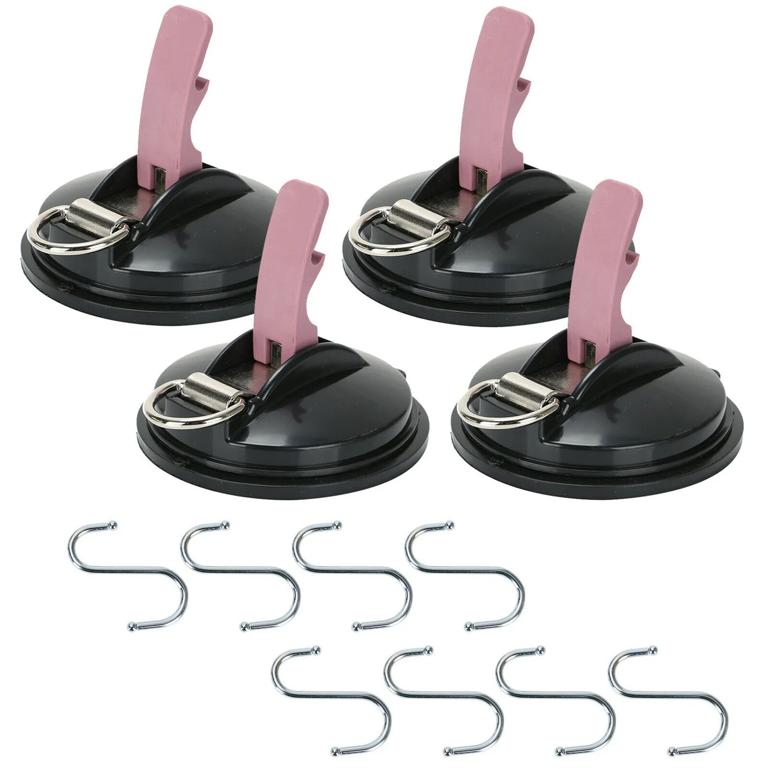 

4X Suction Cup Attachment with Shaking Ring 22 Kg Awning Folding Vacuum