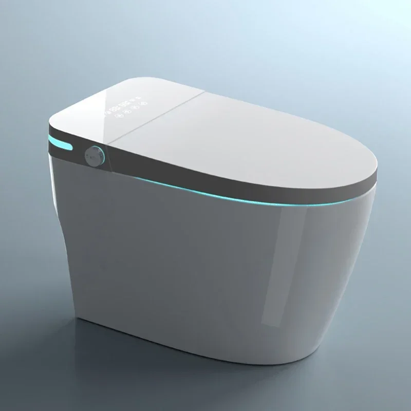 

Smart Toilet, Luxury Automatic Flush Intelligent ,No Water Pressure Limit, Bowls Rimless Water Closet Wc Remote Control