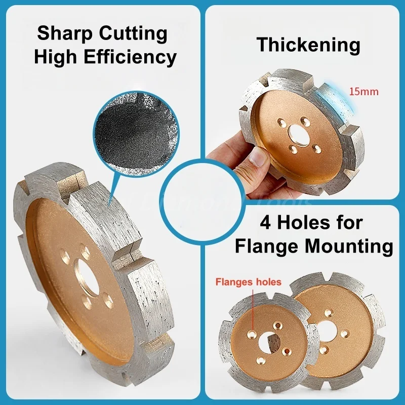 1PC 90/110/150/180/200/230mm Thickened Saw Blade Granite Concrete Cutting Disc For Stone Wall Slotting Carving Engraving