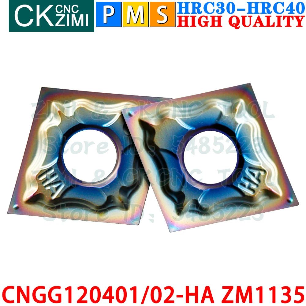 CNGG120401-HA ZM1135 CNGG120402-HA ZM1135 เม็ดมีดคาร์ไบด์ เครื่องจักรกลที่มีความแม่นยำ เครื่องมือเม็ดมีดกลึงภายนอก เครื่องกลึงโลหะเครื่องกล CNGG1204 CNGG 1204 CNMG1204 CNMG1204 CNMG430 CNMG431 HA CNC เครื่องมือตัด