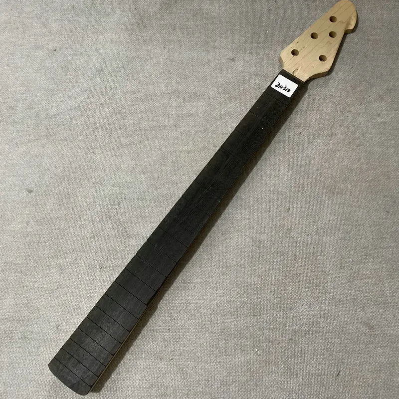 EN318 5 String Electric Bass Genuine and Original Peavey Unfinished Bass Neck Maple+Rosewood No Frets for DIY with Damages