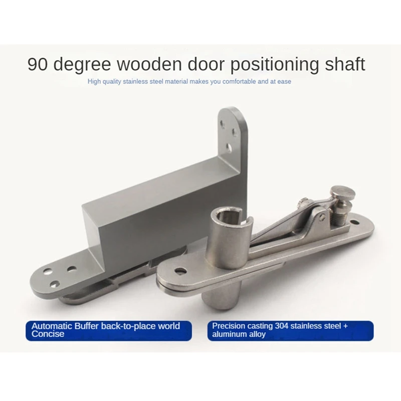 90 Degree Positioning Spindle Stainless Steel Inside And Outside Hinge Hinge  Door Swivel Hinge