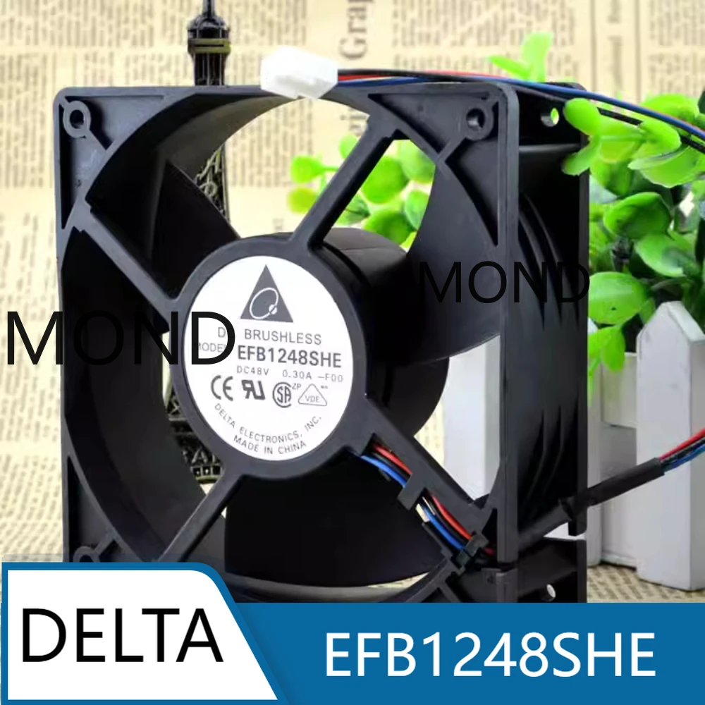 

DELTA EFB1248SHE-F00 48V 0.30A 12038 12cm Speed Measurement Cooling Fan