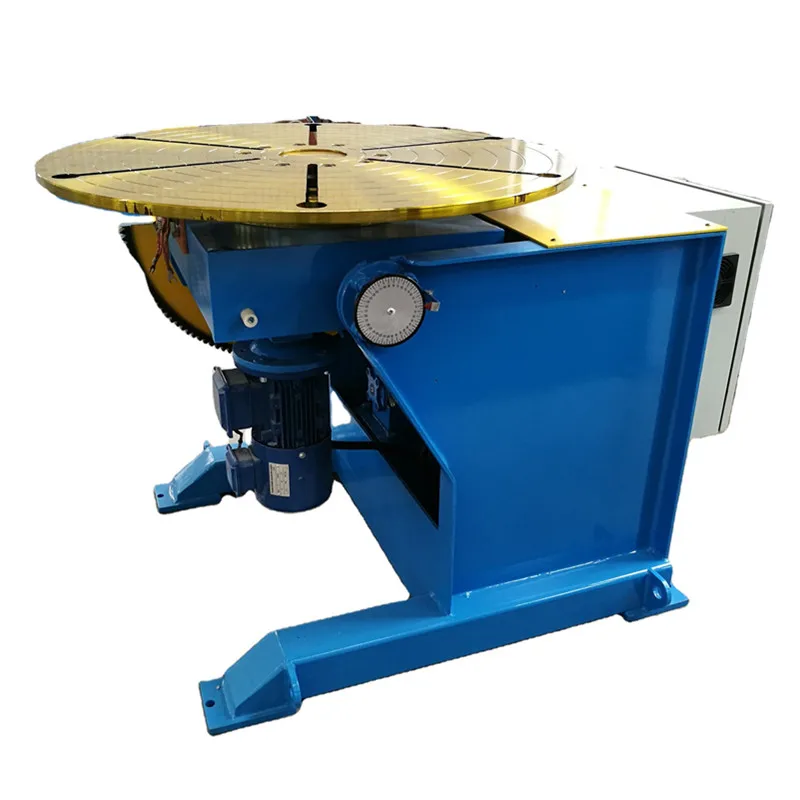 Motorized Rotate Turnover Tilt Turntable 600kg Welding Positioner With Foot Pedal
