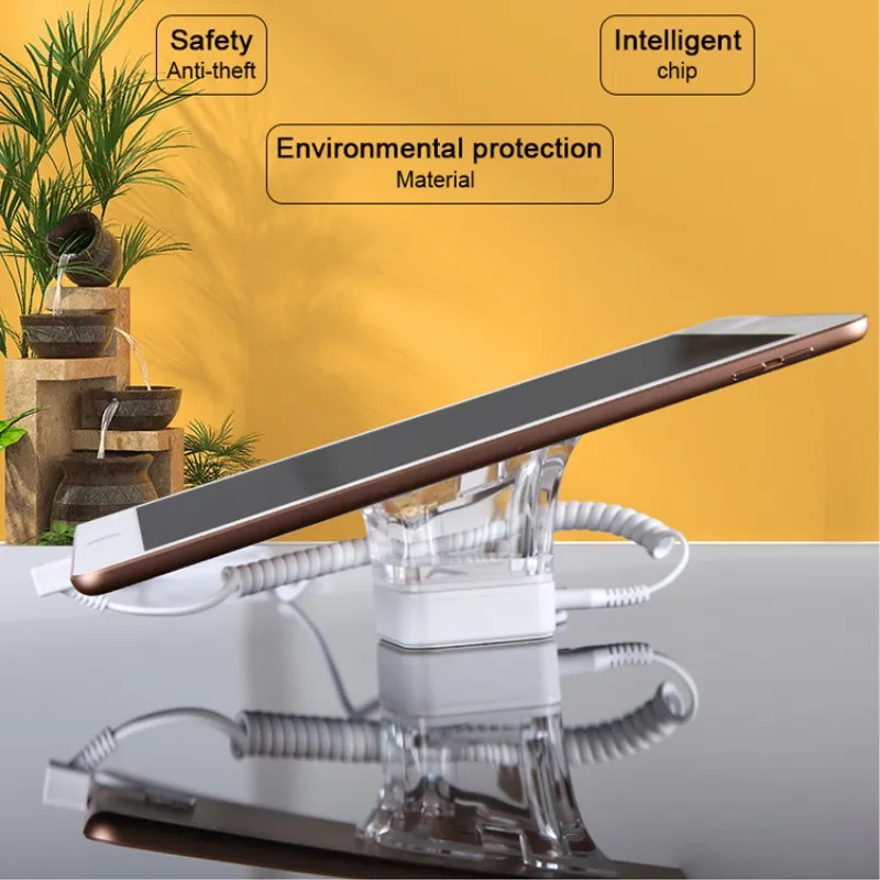 

Universal Tablet Security Display Acrylic Anti Theft Holder Alarm System Charging for Retail Store