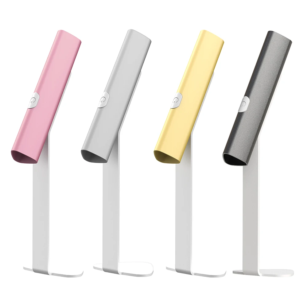 

Портативная USB 3 Вт мини-лампа для ногтей, лампа из алюминиевого сплава, маникюрный магнитный держатель на столе, лампа для отверждения для домашнего маникюра