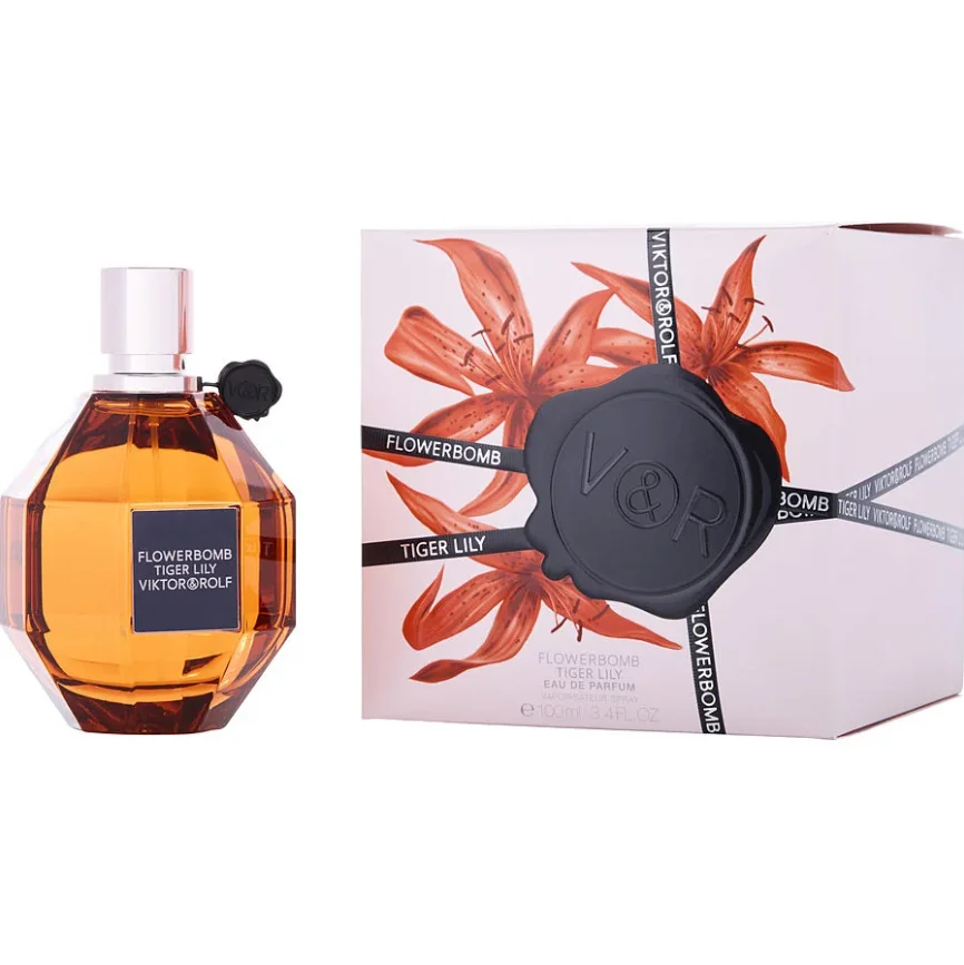 

Viktor & Rolf Flowerbomb Tiger Lily women Eau De Parfum Spray 100ml Original floral fragrance with long-lasting scent