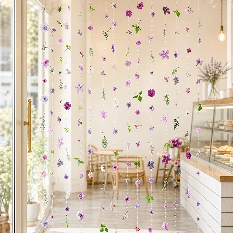 1/2 Stück 180CM Künstliche Seiden-Hängeblumenranke, Gefälschte Blumengirlande, Hochzeitsdekoration, Hintergrund-Dekoration für Zuhause und Wand – Detail 3