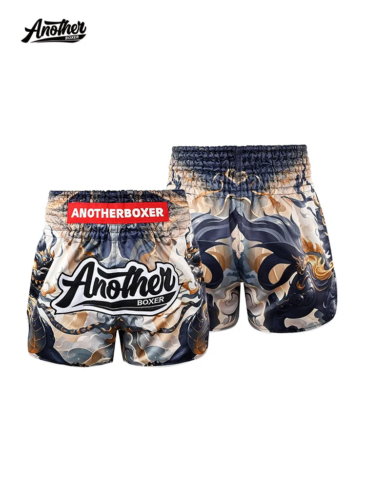 

ANOTHERBOXER Боксерские шорты Шорты для тайского бокса Тренажерный зал Кикбоксинг для мужчин и женщин Высококачественные шорты для ММА