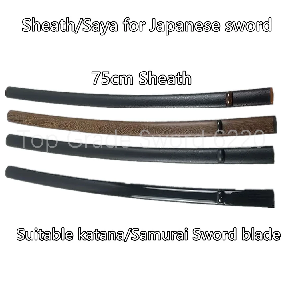 

Very Wonderful 75cm Sheath Wooden Saya Scabbard Glossy Lacquered For Japanese Sword Wakizashi Samurai Katana Brand New