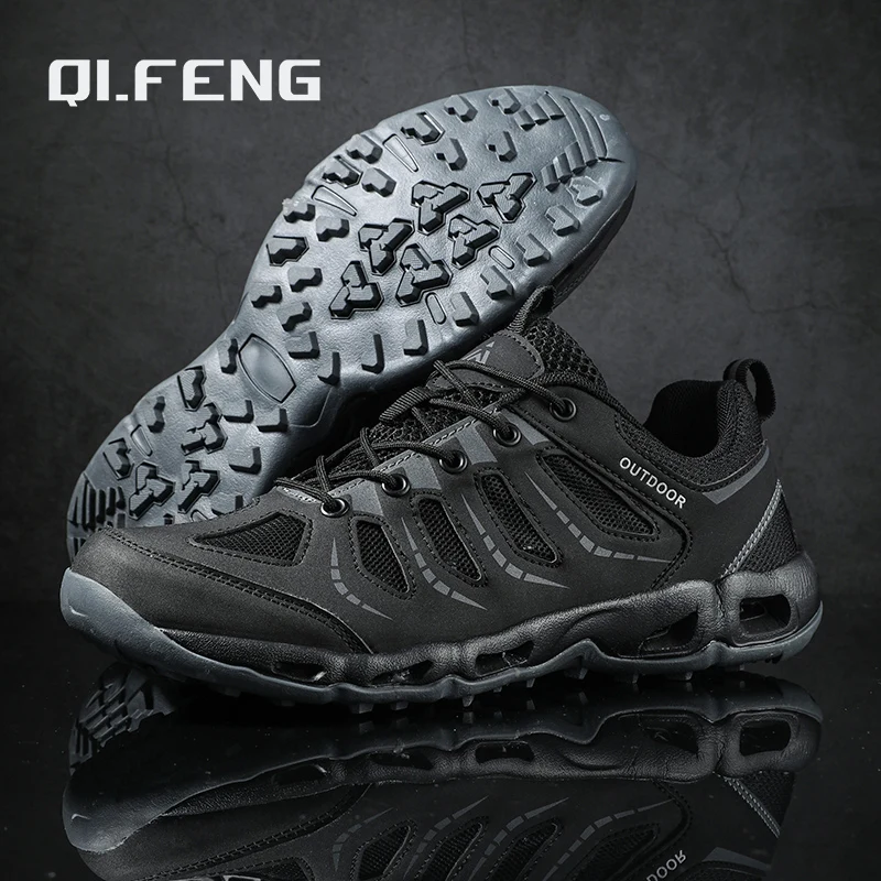 

2025 Men Fashion Professional Outdoor Sports Aqua Shoes Women Summer Canyoneering Beach Mesh Sneakers Water Tracing Breathable