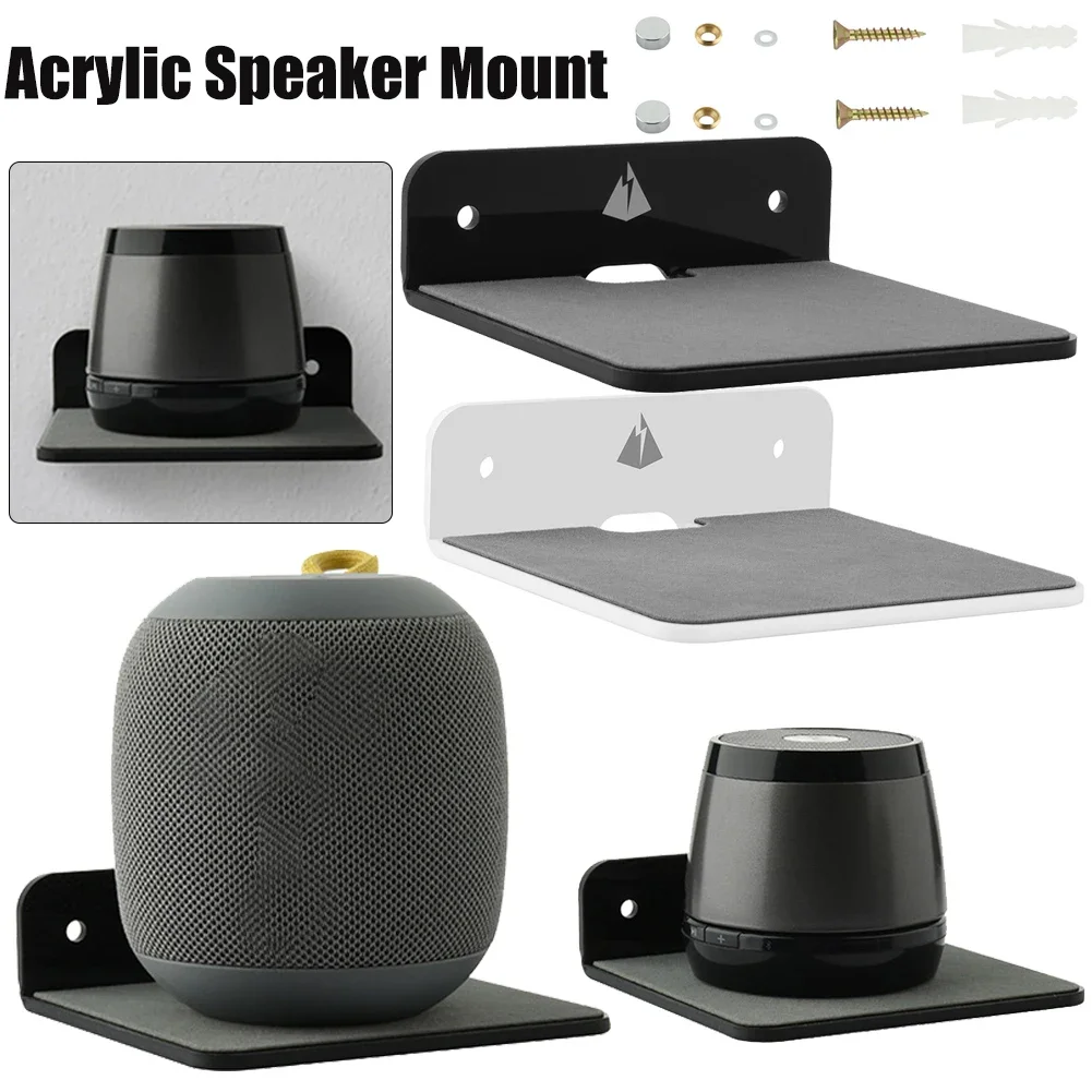 Acrylic Storage Rack Wall Storage Shelf For JBL GO3 Sound Box Saving Space Storage Rack for BOSE Soundlink Revolve Speaker Mount